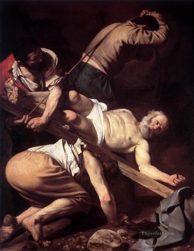  Caravaggio Obras - La Crucifixión de San Pedro religioso Caravaggio religioso cristiano